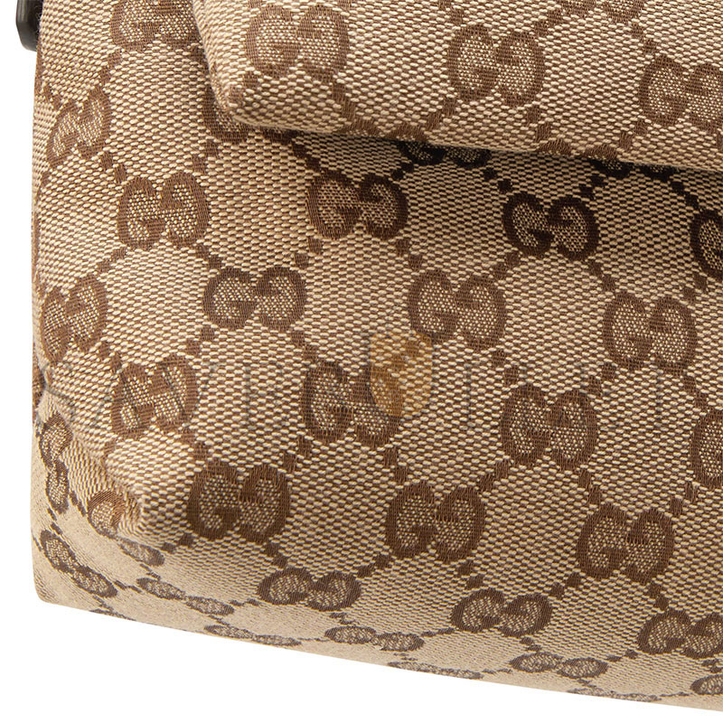GUCCI GG CANVAS SMALL CROSSBODY BAG 821617 (19*15*7cm)